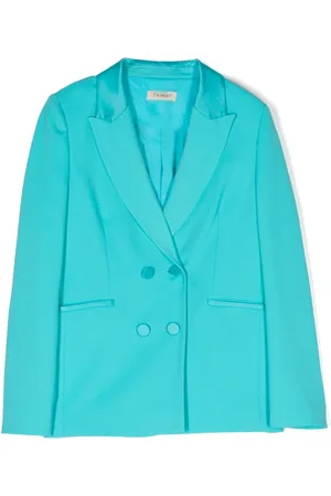 Twin-Set Doppelreihiger Blazer mit steigendem Revers