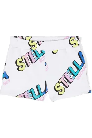 Stella McCartney Joggingshorts mit Logo-Print