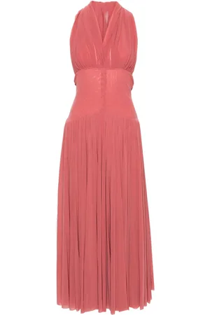Serafini Neckholder-Maxikleid aus Mesh