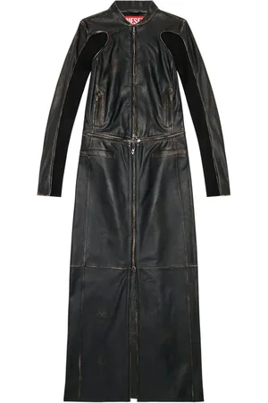 Diesel L-Tot Maxikleid aus Leder