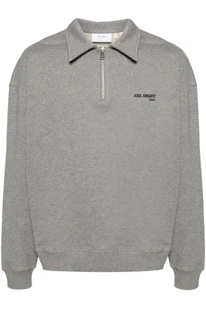 Axel Arigato Meliertes Remie Sweatshirt mit Reißverschluss
