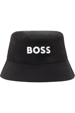 HUGO BOSS Wendbarer Fischerhut mit Logo-Print