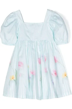 Lapin House Plissiertes Kleid mit Blumen-Print