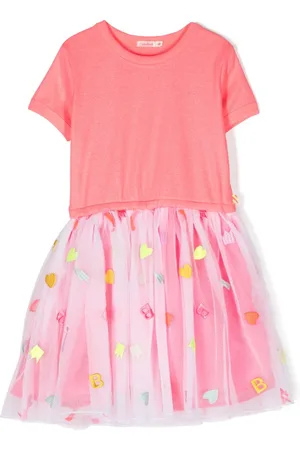 Billieblush Tüllkleid mit Rippstrick