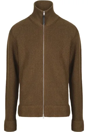 Maison Margiela Gerippter Cardigan mit Reißverschluss