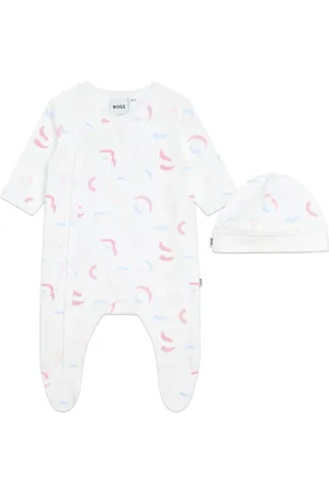 HUGO BOSS Zweiteiliges Pyjama-Set aus Bio-Baumwolle mit Print