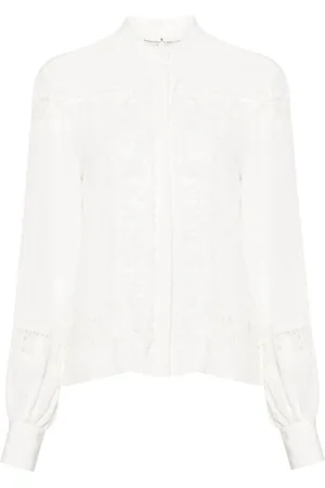 ERMANNO SCERVINO Hemd mit Spitzenmuster