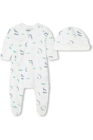 HUGO BOSS Pyjama-Set aus Bio-Baumwolle mit Logo-Print