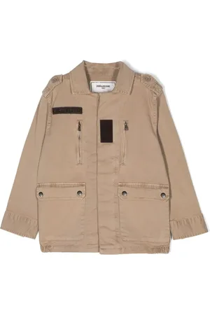 Zadig & Voltaire Twill-Jacke mit Logo-Stickerei