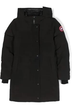 Canada Goose Gefütterter Kapuzenmantel mit Logo