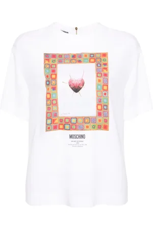 Moschino Bluse mit grafischem Print