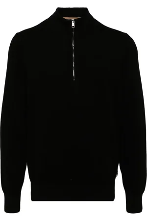HUGO BOSS Pullover mit Reißverschluss
