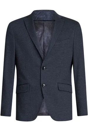 Etro Sakko mit Hahnentrittmuster im Layering-Look