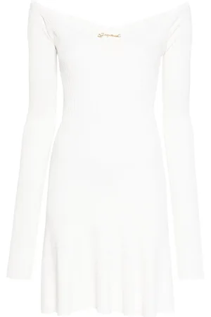 Jacquemus Geripptes La Robe Minikleid