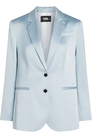 Karl Lagerfeld Einreihiger Satinblazer