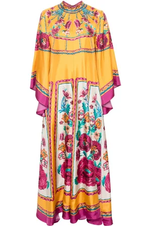 La DoubleJ Magnifico Maxikleid aus Seide