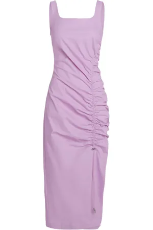 Karl Lagerfeld Midikleid mit Raffungen