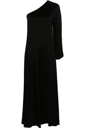 FORTE FORTE Gerafftes One-Shoulder-Maxikleid