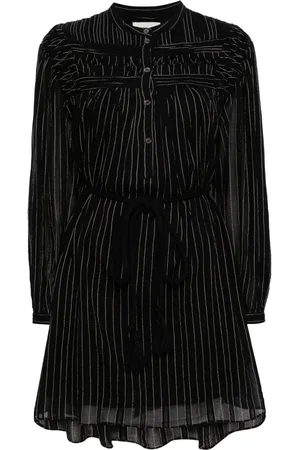 Marant Etoile Gestreiftes Leozi Voile-Minikleid