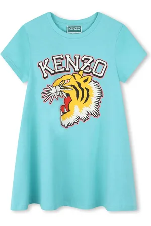 Kenzo Kleid mit Tiger Head-Print