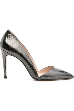 P.A.R.O.S.H. Pumps mit Schlangenleder-Effekt 95mm