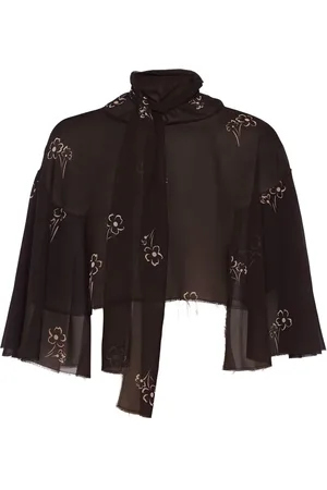 Prada Bluse mit Blumen-Print