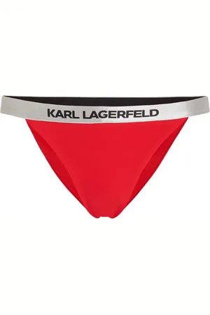 Karl Lagerfeld Bikinihöschen mit Logo-Bund