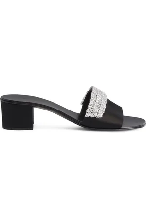 Giuseppe Zanotti Tesy Mules mit Strass 40mm