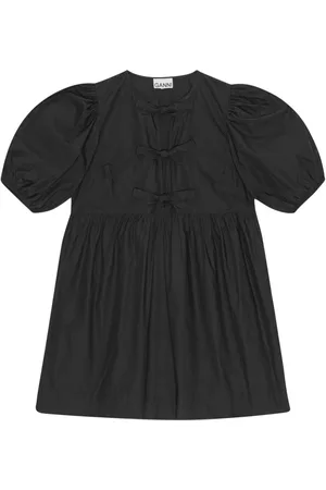 Ganni Minikleid aus Popeline