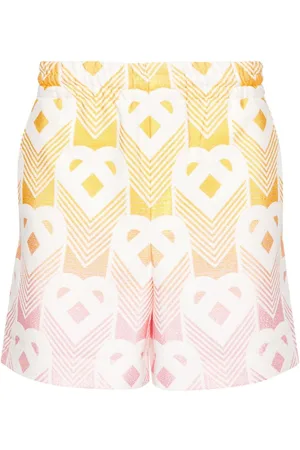 Casablanca Shorts mit Frottee-Effekt