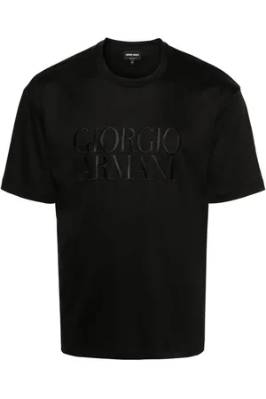 Giorgio Armani T-Shirt mit Logo-Stickerei