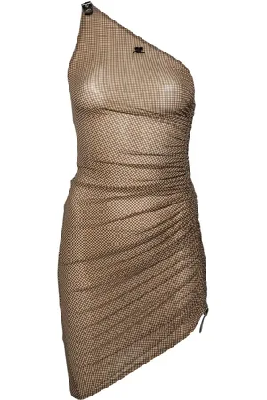 Courrèges Kleid mit asymmetrischem Schnitt