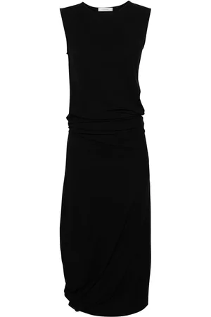 LEMAIRE Drapiertes Maxikleid aus Krepp