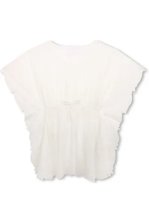 Chloé Kleid aus Bio-Baumwolle mit Rüschendetail