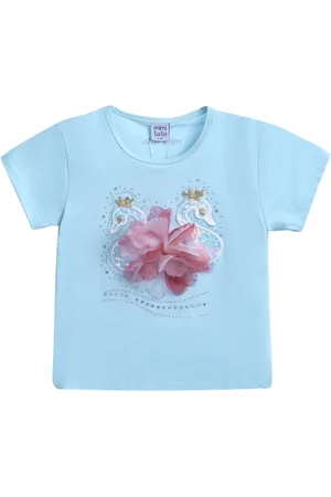 Mimi Tutu T-Shirt mit Schwan-Applikation