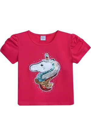 Mimi Tutu T-Shirt mit Einhorn-Applikation