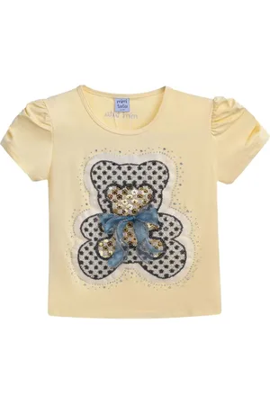 Mimi Tutu T-Shirt mit Bär-Applikation