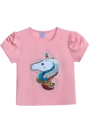 Mimi Tutu T-Shirt mit Einhorn-Applikation