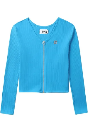 Izzue Gerippter Cardigan mit Reißverschluss