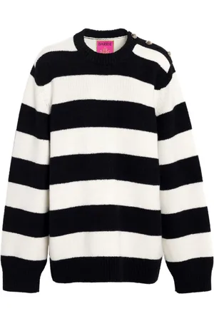 Barrie Gestreifter Intarsien-Pullover