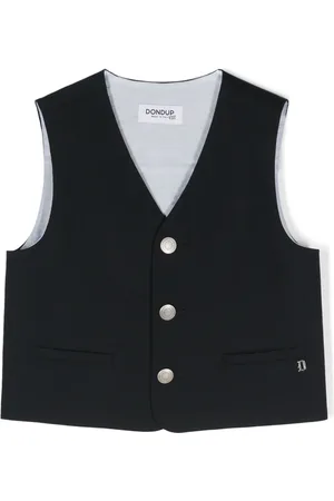 Dondup Weste mit Logo-Schild