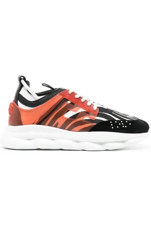 VERSACE Chain Reaction Sneakers mit Zebra-Print
