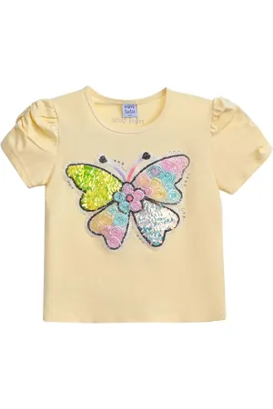 Mimi Tutu T-Shirt mit Schmetterling-Applikation