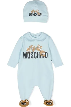 Moschino Strampler-Set mit Teddy-Motiv
