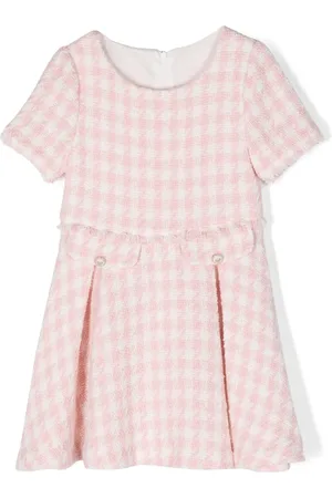 Lapin House Kleid mit Hahnentrittmuster