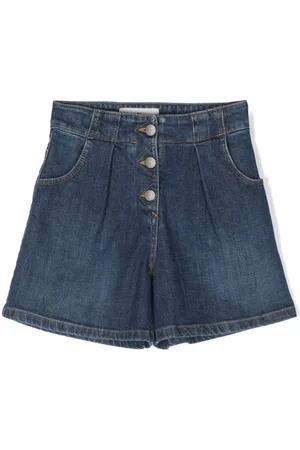 Etro Jeans-Shorts mit Falten