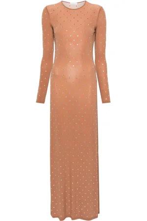 Paco rabanne Maxikleid mit Kristallverzierung