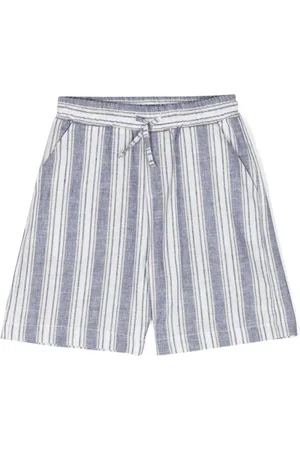 Paolo Pecora Gestreifte Shorts mit Stretchbund