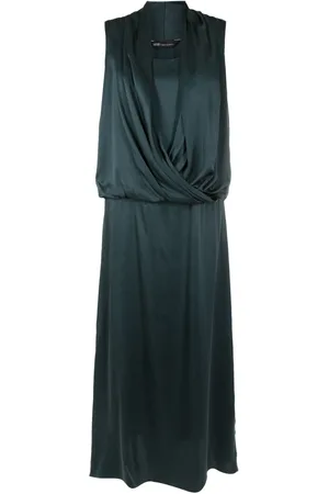 Uma Raquel Davidowicz Drapiertes Seidenkleid