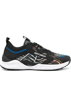 Roberto Cavalli Lauf-Sneakers mit Tiger-Print